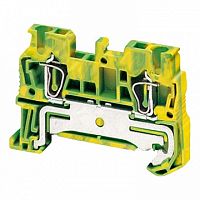 Пружинная клемма для заземления TERMINAL 2,5мм?, желто-зеленый, NSYTRR22PE | код. NSYTRR22PE | Schneider Electric